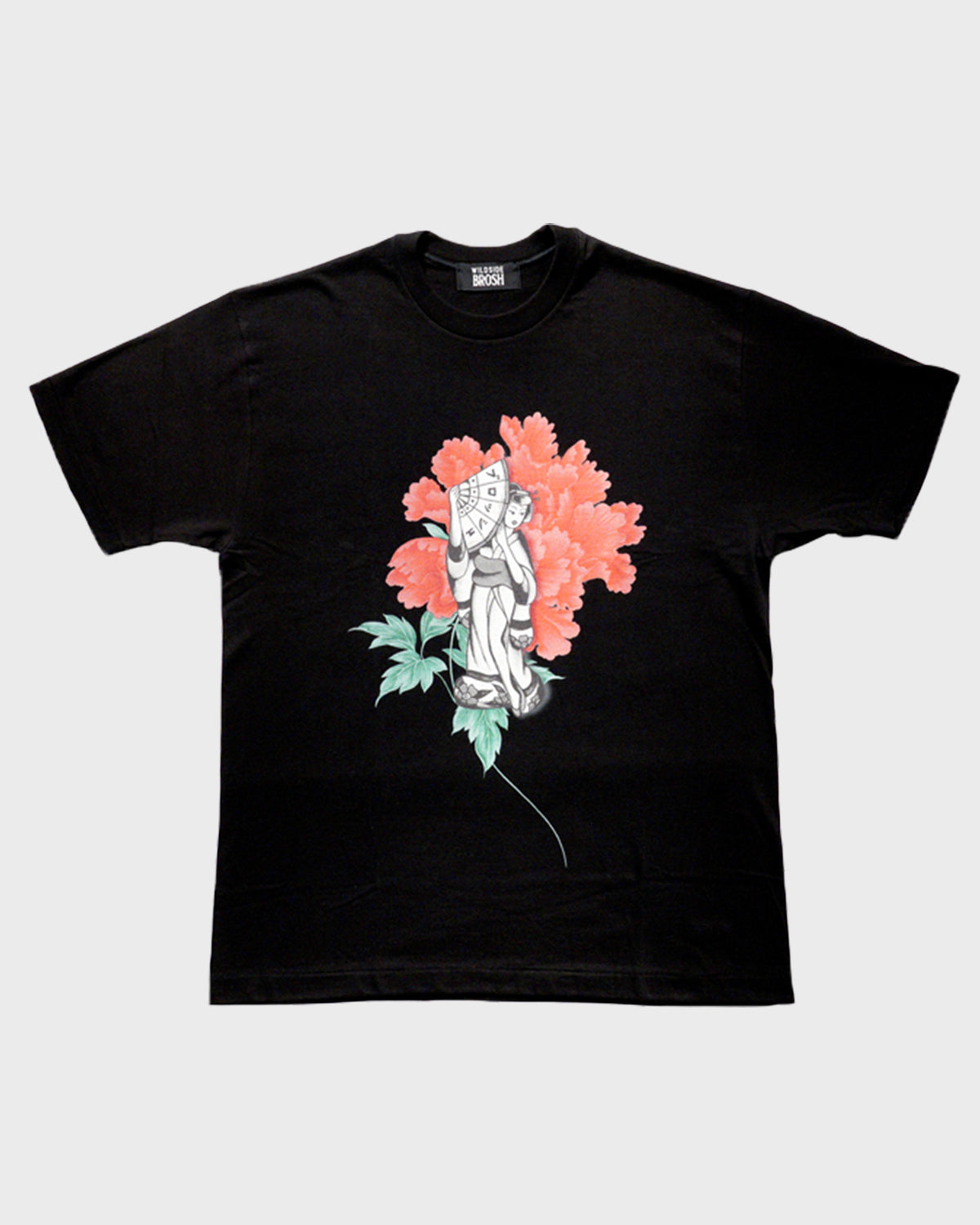 BROSH × WILDSIDE YOHJI YAMAMOTO Peony T-shirt
