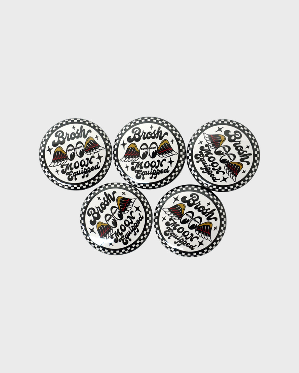 BROSH×MOON EQUIPPED GOODS - CAN BADGES