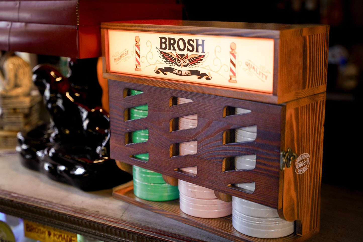 BROSH NEW VENDING DISPLAY