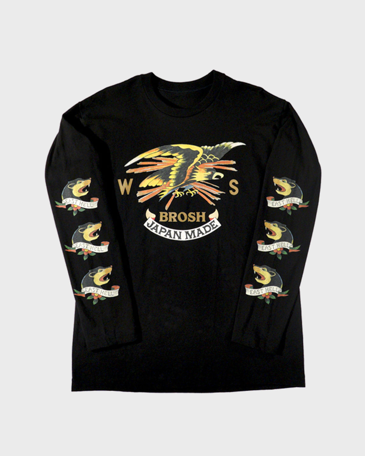BROSH × WILDSIDE YOHJI YAMAMOTO TATTOO Long Sleeve T-Shirt