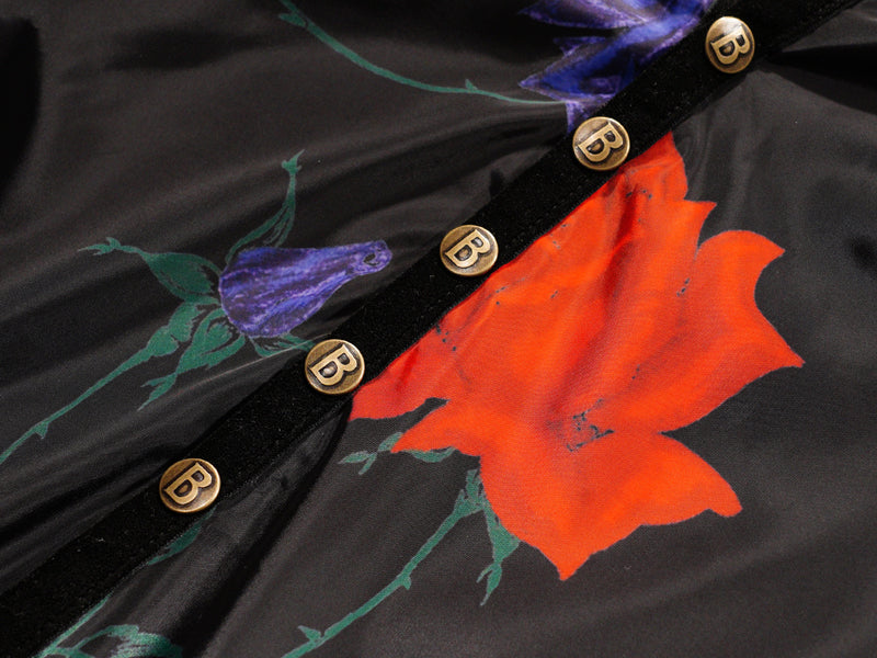 BROSH × WILDSIDE YOHJI YAMAMOTO CUT CLOTH SKULL ROSE