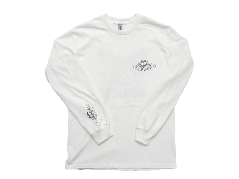BROSH × FUSTY WORKS L/S TEE OWL LOGO