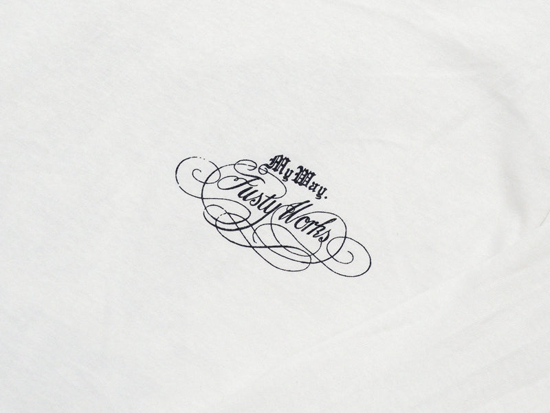 BROSH × FUSTY WORKS L/S TEE OWL LOGO