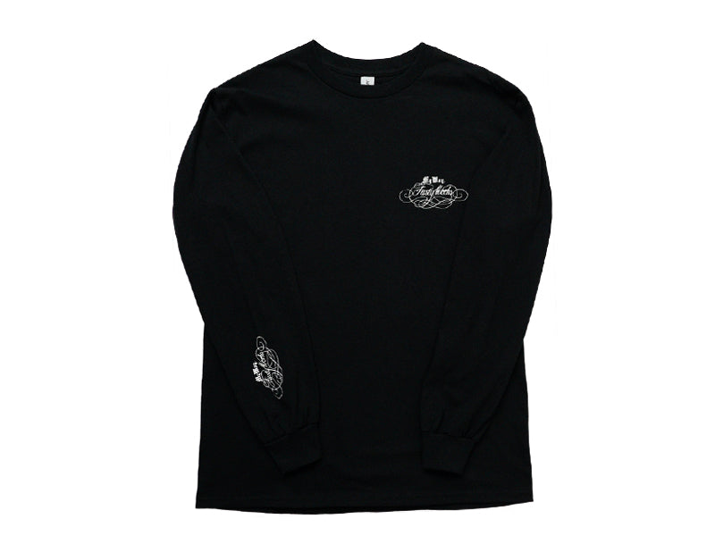 BROSH × FUSTY WORKS L/S TEE OWL LOGO