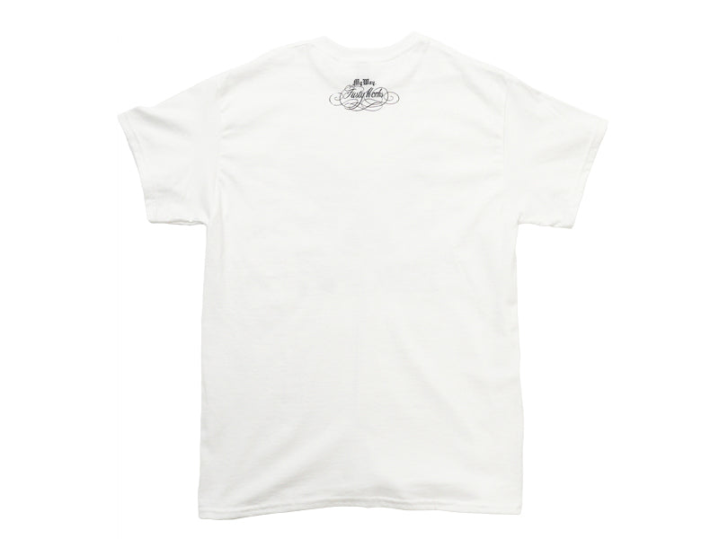 BROSH × FUSTY WORKS S/S TEE OWL LOGO