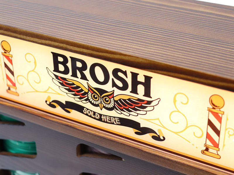 BROSH NEW VENDING DISPLAY