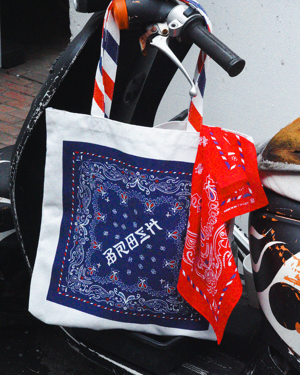 BROSH × TGP Design Paisley Tote bag
