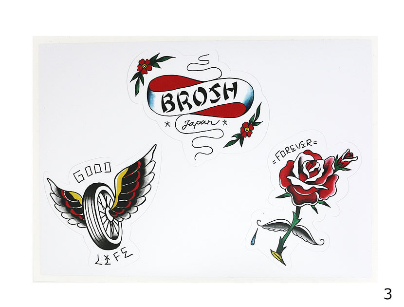 BROSH STICKER SHEET - No.1~4