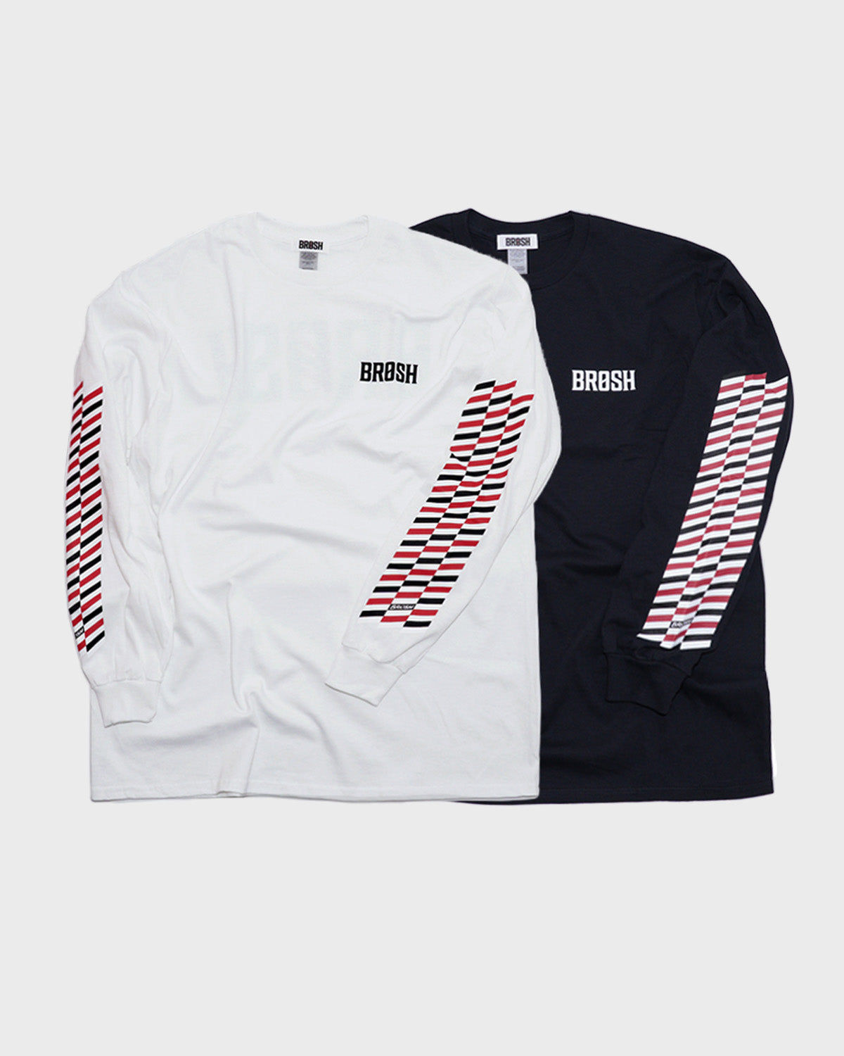 BROSH stripe L/S shirts